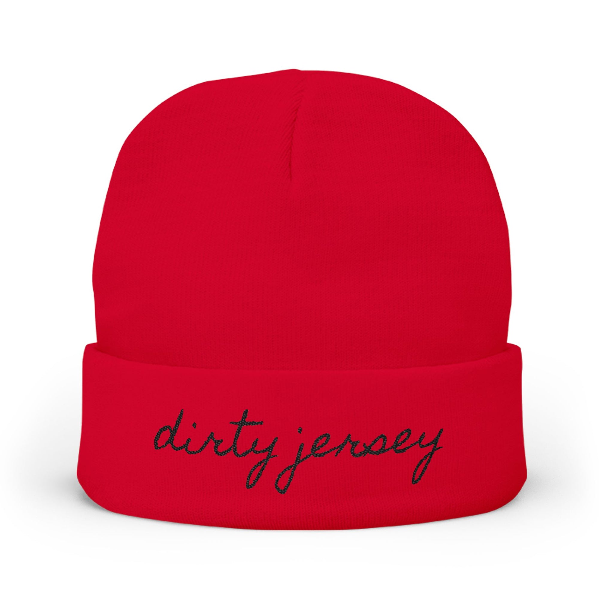 Cozy Knit Beanie with 'dirty jersey' Embroidery, Winter Hat, Cute Gift for Friends, Cool Urban Style, Fall Accessory, Beanie for All [...]