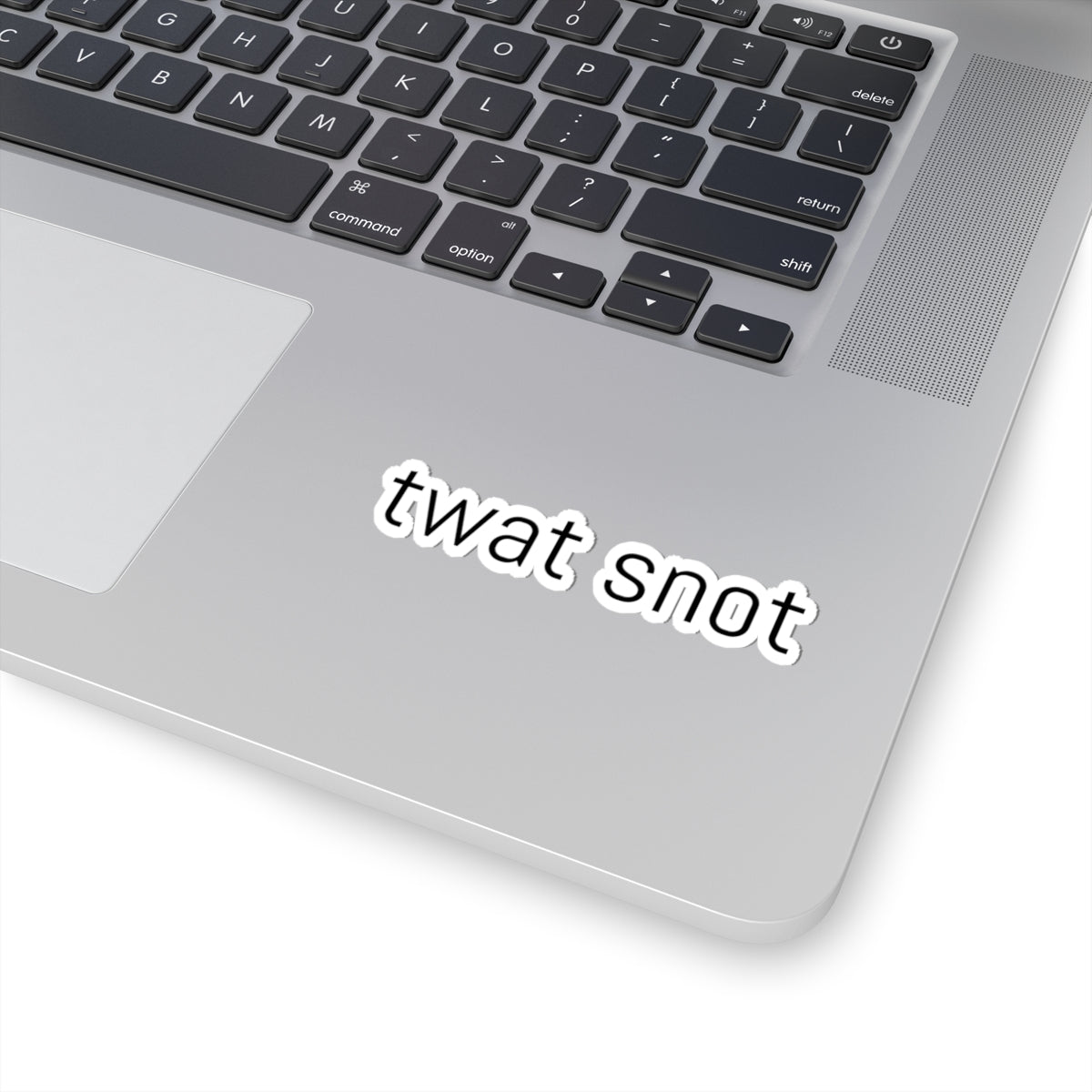 Twat Snot Funny Kiss-Cut Stickers, Humorous Laptop Decals, Quirky Gifts for Friends, Office Decor, Stickers for Teens