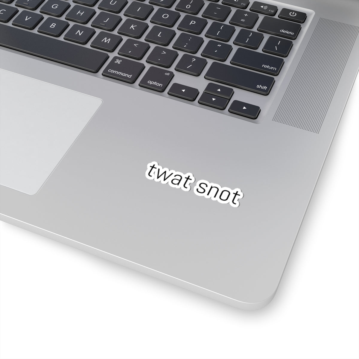 Twat Snot Funny Kiss-Cut Stickers, Humorous Laptop Decals, Quirky Gifts for Friends, Office Decor, Stickers for Teens