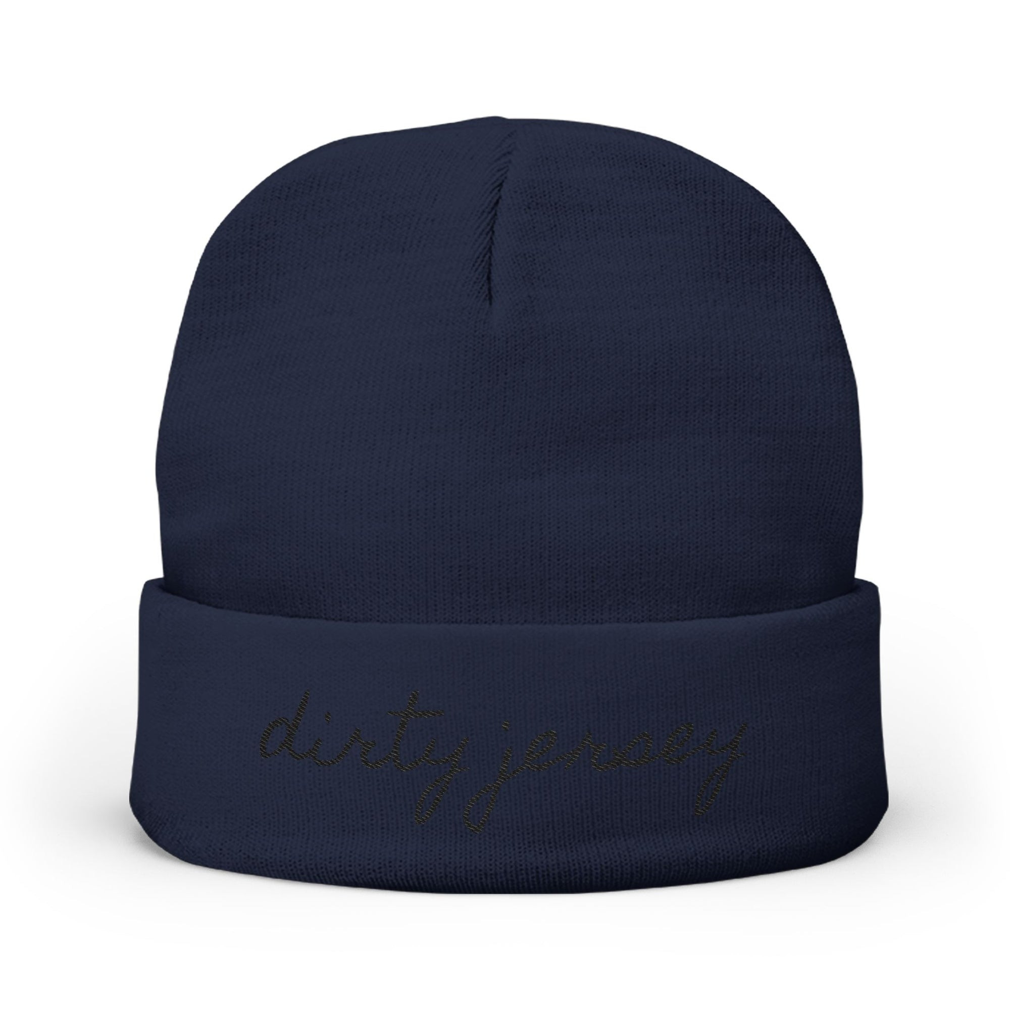 Cozy Knit Beanie with 'dirty jersey' Embroidery, Winter Hat, Cute Gift for Friends, Cool Urban Style, Fall Accessory, Beanie for All [...]