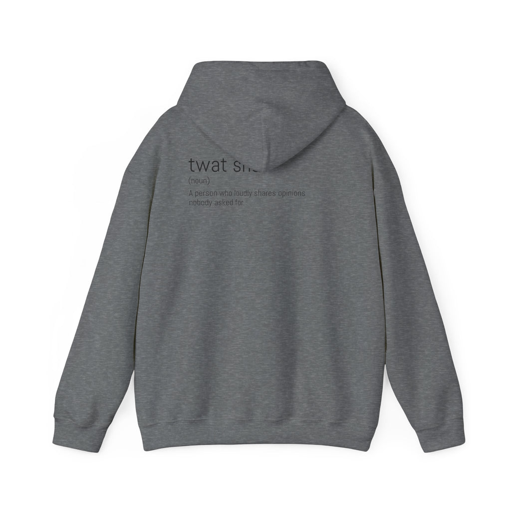 Twat Snot Cozy Unisex Hooded Sweatshirt -