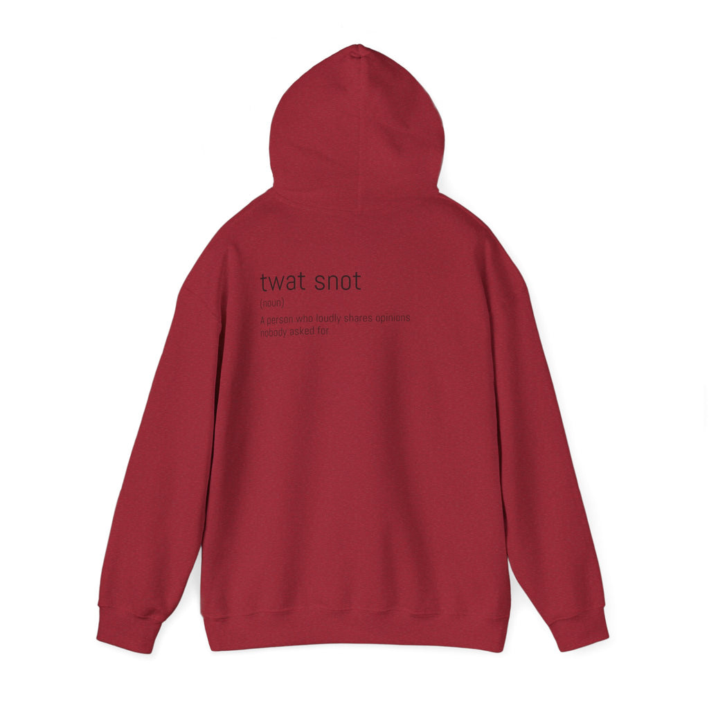 Twat Snot Cozy Unisex Hooded Sweatshirt -