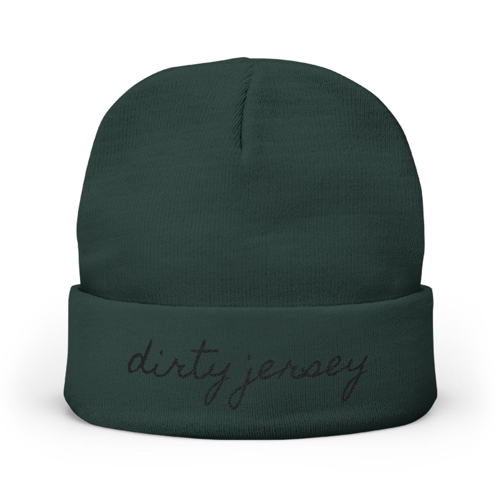 Cozy Knit Beanie with 'dirty jersey' Embroidery, Winter Hat, Cute Gift for Friends, Cool Urban Style, Fall Accessory, Beanie for All [...]
