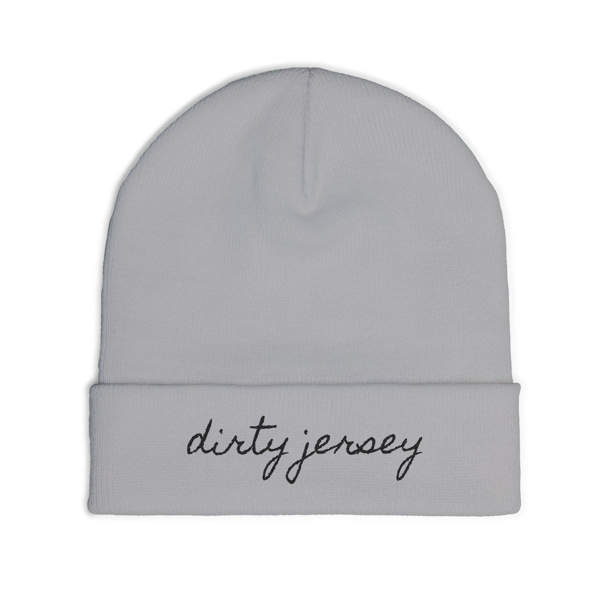 Cozy Knit Beanie with 'dirty jersey' Embroidery, Winter Hat, Cute Gift for Friends, Cool Urban Style, Fall Accessory, Beanie for All [...]