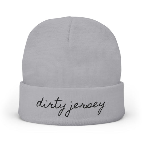 Cozy Knit Beanie with 'dirty jersey' Embroidery, Winter Hat, Cute Gift for Friends, Cool Urban Style, Fall Accessory, Beanie for All [...]