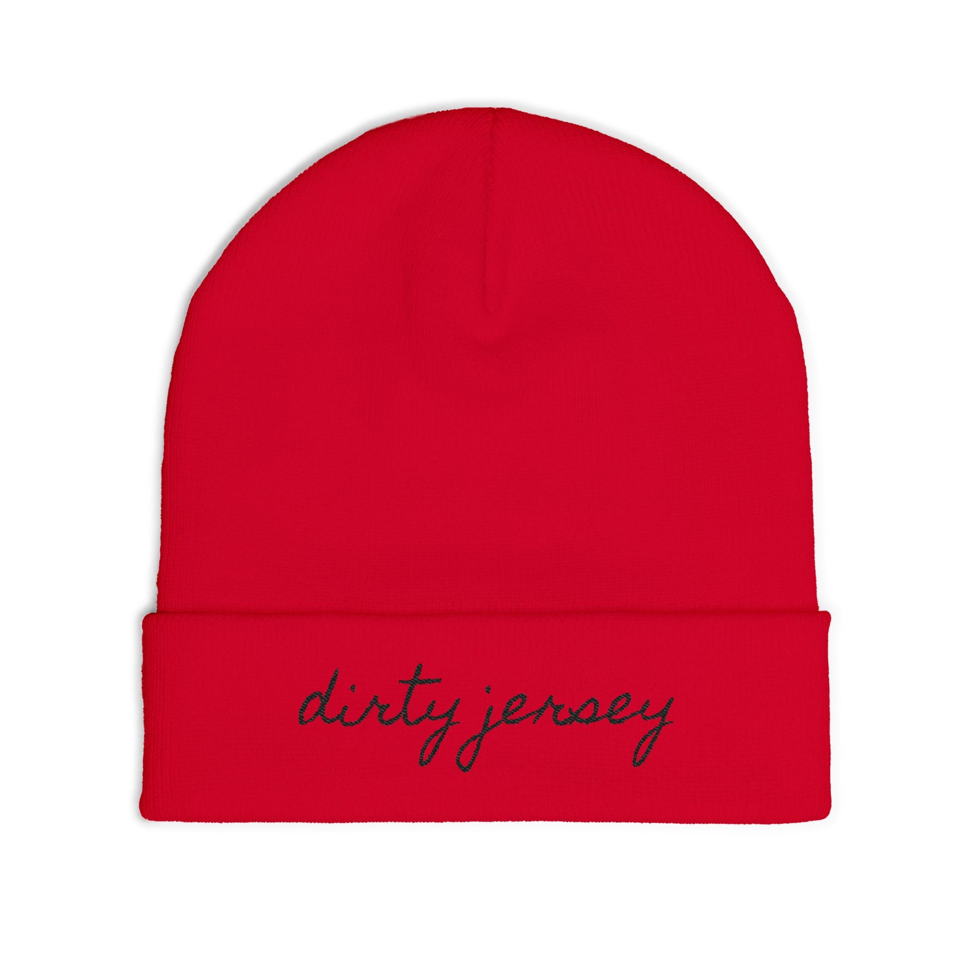 Cozy Knit Beanie with 'dirty jersey' Embroidery, Winter Hat, Cute Gift for Friends, Cool Urban Style, Fall Accessory, Beanie for All [...]